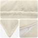 Pernă 6 buc. HOUTEN Crem 40 x 60 cm Fleece din microfibra - WALTI WALTI