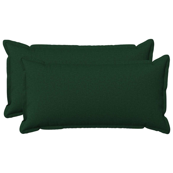 Pernă cu pernă HOUTEN 2 buc. Verde închis in sintetic WALTI