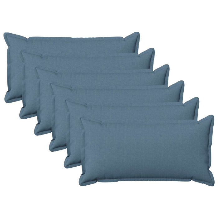 Pernă cu pernă HOUTEN 6 buc. Albastru Jeans in sintetic WALTI