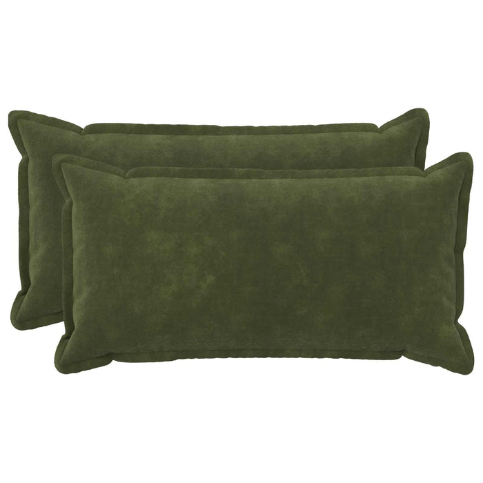 Pernă cu pernă HOUTEN 2 buc. Verde Fleece din microfibra WALTI