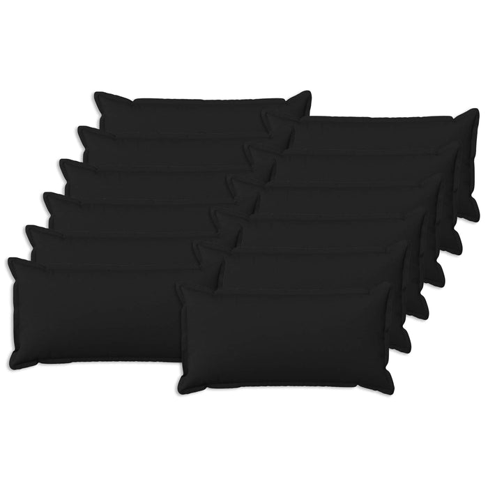 Pernă cu pernă HOUTEN 12 buc. Negru in sintetic - WALTI WALTI