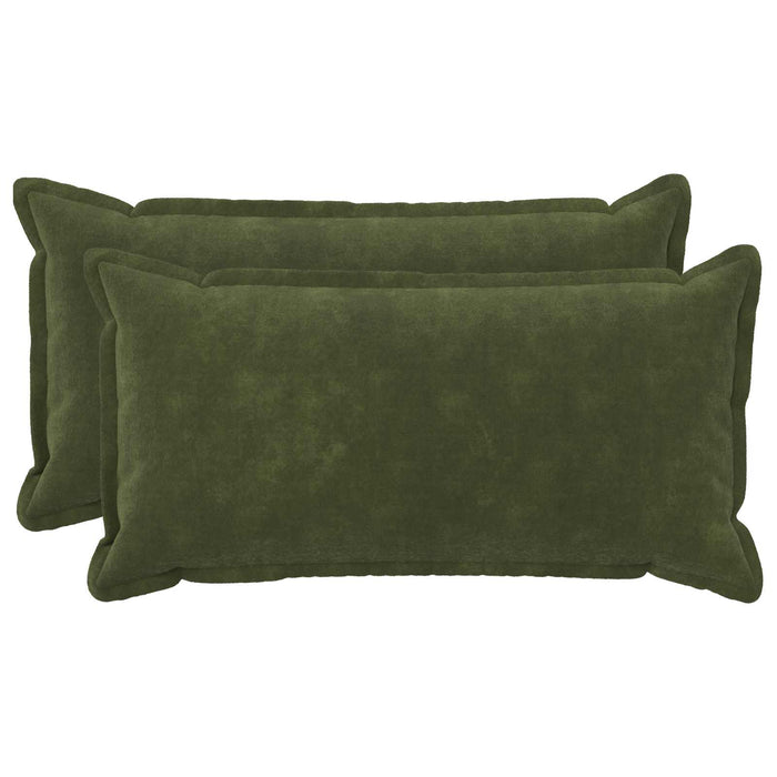 Pernă cu pernă HOUTEN 2 buc. Verde Fleece din microfibra - WALTI WALTI