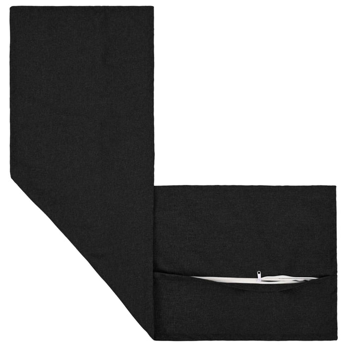 Pernă cu pernă HOUTEN Negru 40 x 145 cm in sintetic WALTI