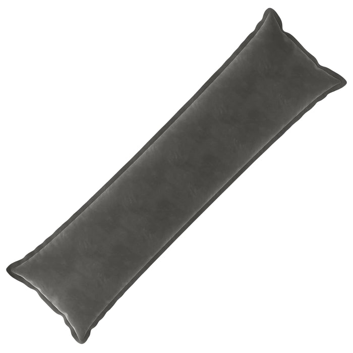 Pernă cu pernă HOUTEN Gri închis 40 x 145 cm Catifea WALTI