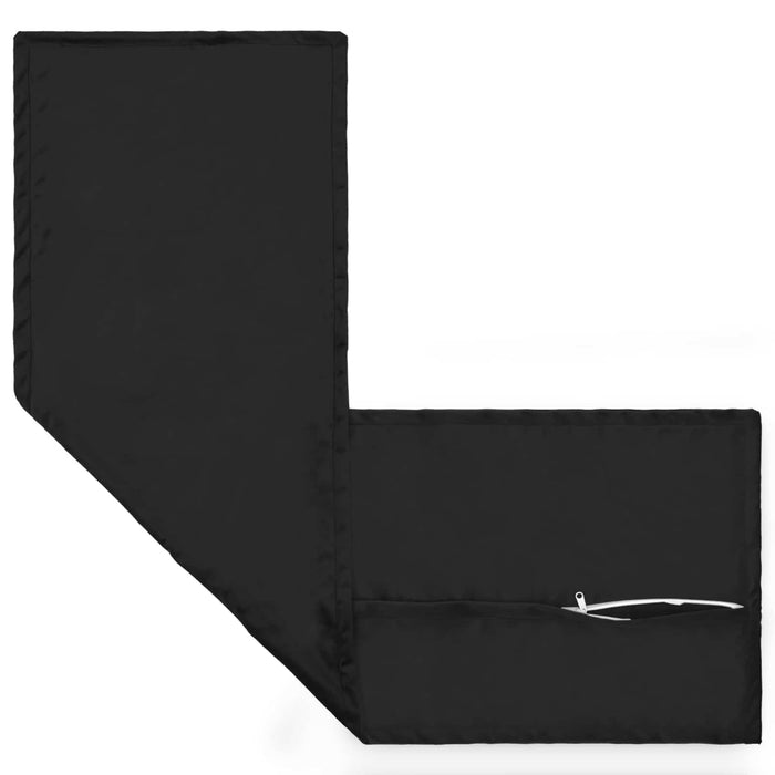 Pernă cu pernă HOUTEN Negru 40 x 145 cm Catifea WALTI