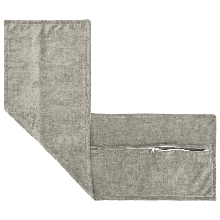 Pernă HOUTEN Gri deschis 40 x 145 cm Țesătură Chenille - WALTI WALTI