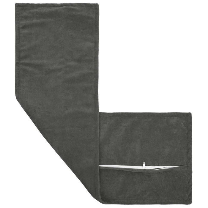 Pernă HOUTEN Antracit 40 x 145 cm Fleece din microfibra WALTI