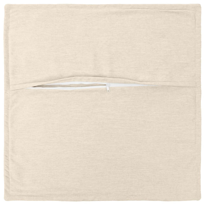 Pernă 2 buc. HOUTEN Crem 50 x 50 cm Țesătură Chenille - WALTI WALTI