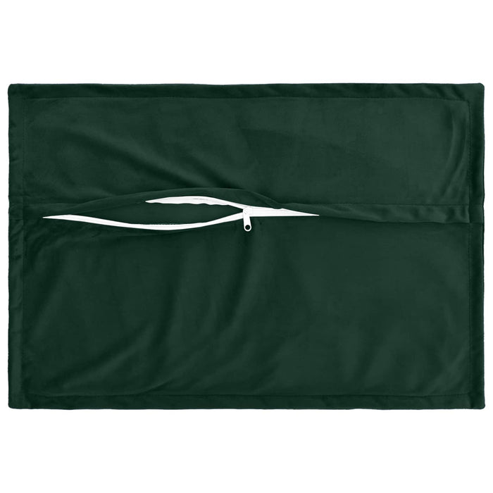 Pernă cu pernă HOUTEN 2 buc. Verde închis Catifea WALTI