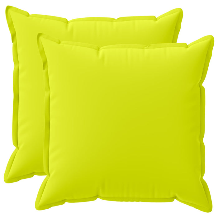 Pernă 2 buc. HOUTEN Verde strălucitor. 55 x 55 cm Poliester - WALTI WALTI