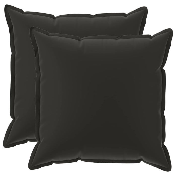 Pernă 2 buc. HOUTEN Negru 55 x 55 cm Poliester WALTI