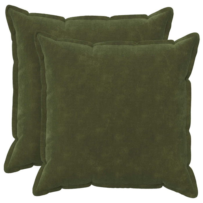 Pernă cu pernă HOUTEN 2 buc. Verde Fleece din microfibra WALTI