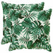 Pernă 2 buc. HOUTEN Model cu frunze 65 x 65 cm Poliester - WALTI WALTI