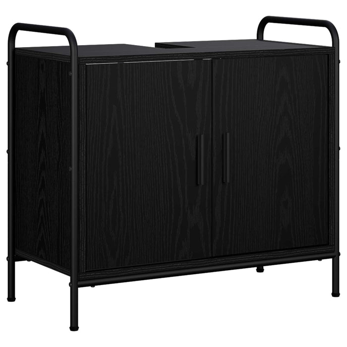 Set dulap baie 3 buc. Stejar Negru 40 x 36 x 109,5 cm WALTI