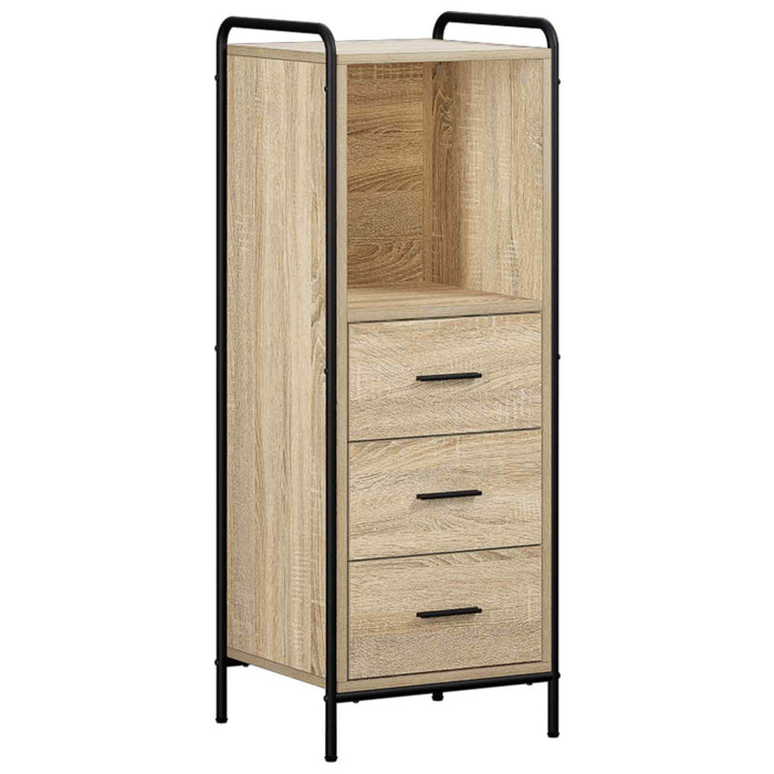 Set dulap baie 3 buc. Stejar Sonoma 40 x 36 x 109,5 cm WALTI