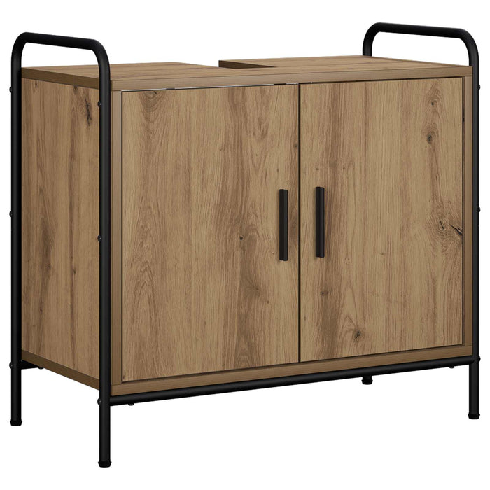 Set dulap baie 3 buc. Stejar Artizanal 40 x 36 x 181 cm WALTI