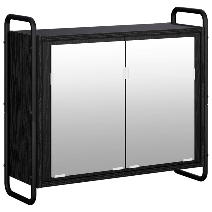 Set dulap baie 3 buc. Stejar Negru 40 x 36 x 181 cm WALTI
