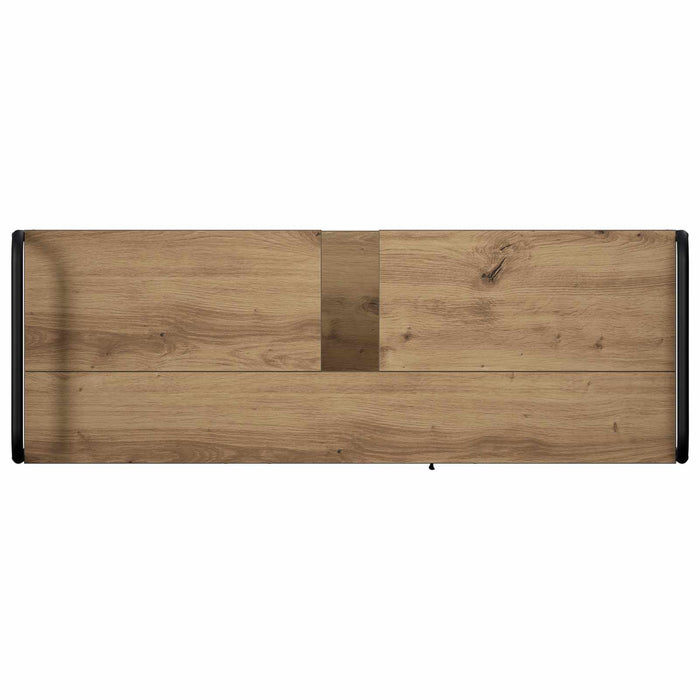 Set dulap baie 3 buc. Stejar Artizanal 40 x 36 x 200,5 cm WALTI
