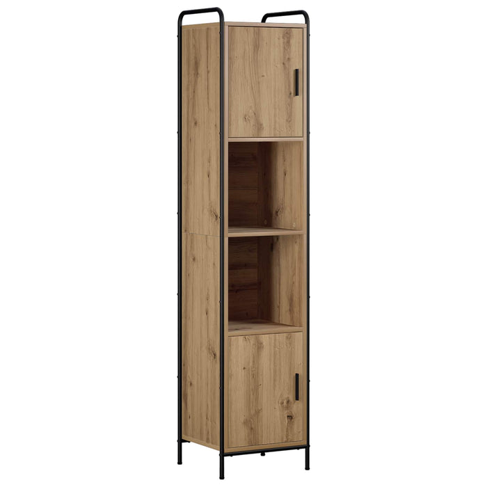 Set dulap baie 4 buc. Stejar Artizanal 40 x 36 x 181 cm WALTI