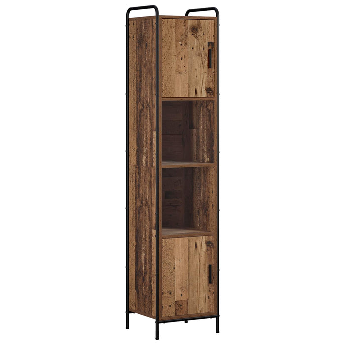 Set dulap baie 4 buc. Lemn vechi 40 x 36 x 181 cm WALTI