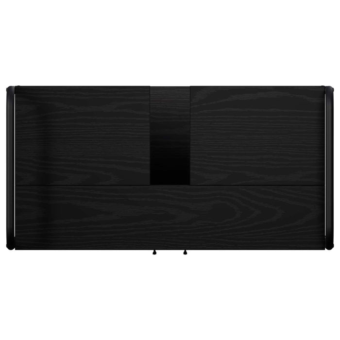 Set dulap baie 4 buc. Stejar Negru 40 x 36 x 200,5 cm WALTI