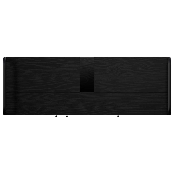 Set dulap baie 4 buc. Stejar Negru 40 x 36 x 200,5 cm WALTI