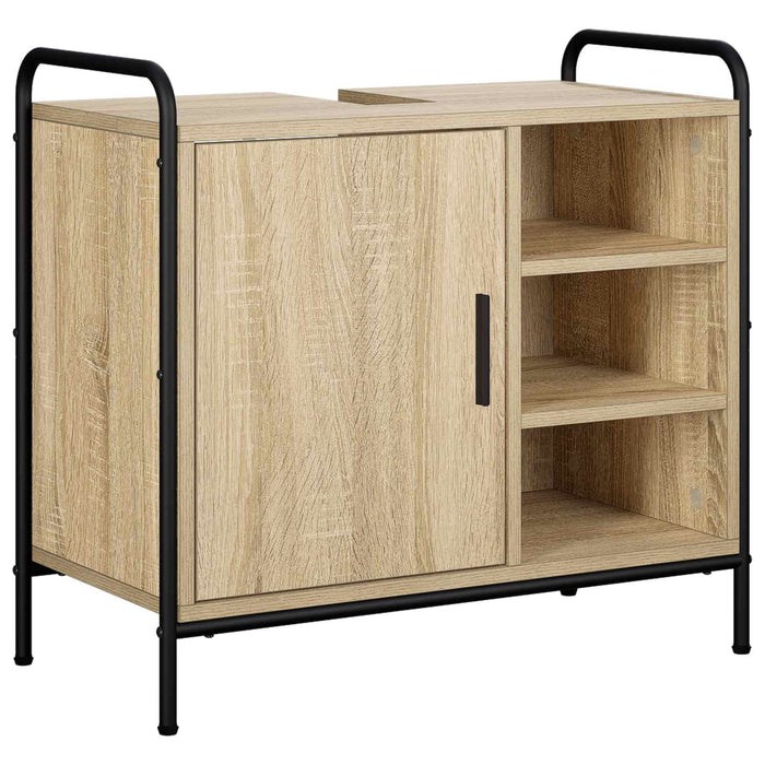 Set dulap baie 4 buc. Stejar Sonoma 40 x 36 x 200,5 cm WALTI