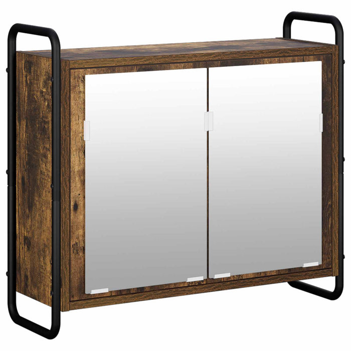 Set dulap baie 4 buc. Stejar fumuriu 40 x 36 x 200,5 cm WALTI