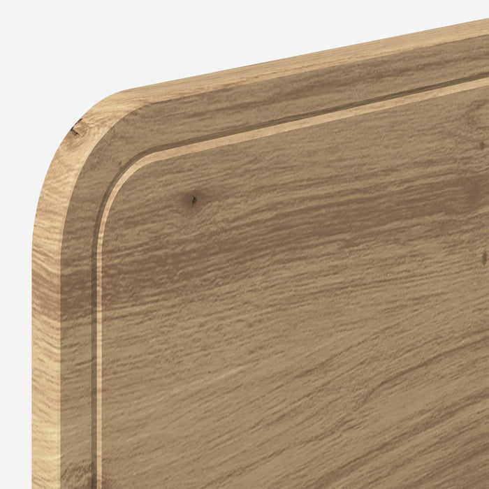 Bed Frame with Storage and Headboard Artisan Oak 120 x 200 cm WALTI
