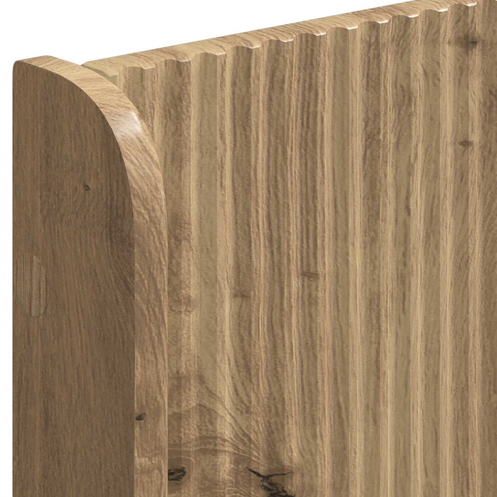 Cadru de pat cu depozitare și tăblie Artisan Oak 90 x 200 cm - WALTI WALTI