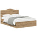 Bed Frame with Storage and Headboard Artisan Oak 140 x 190 cm - WALTI WALTI