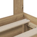 Bed Frame with Storage and Headboard Artisan Oak 180 x 200 cm - WALTI WALTI