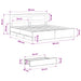 Bed Frame with Storage and Headboard Artisan Oak 180 x 200 cm - WALTI WALTI