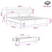 Bed Frame with Storage and Headboard Artisan Oak 180 x 200 cm - WALTI WALTI