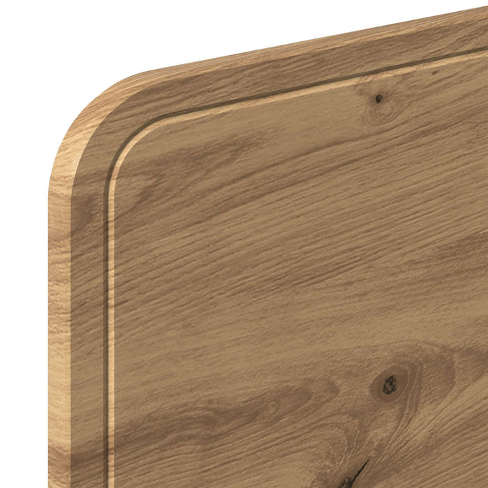 Bed Frame with Storage and Headboard Artisan Oak 180 x 200 cm - WALTI WALTI