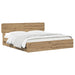Bed Frame with Storage and Headboard Artisan Oak 180 x 200 cm - WALTI WALTI