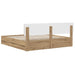 Bed Frame with Storage and Headboard Artisan Oak 180 x 200 cm - WALTI WALTI