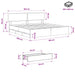 Bed Frame with Storage and Headboard Artisan Oak 180 x 200 cm - WALTI WALTI