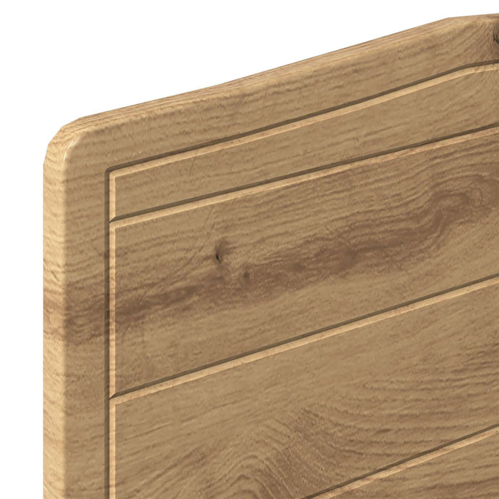 Bed Frame with Storage and Headboard Artisan Oak 180 x 200 cm WALTI