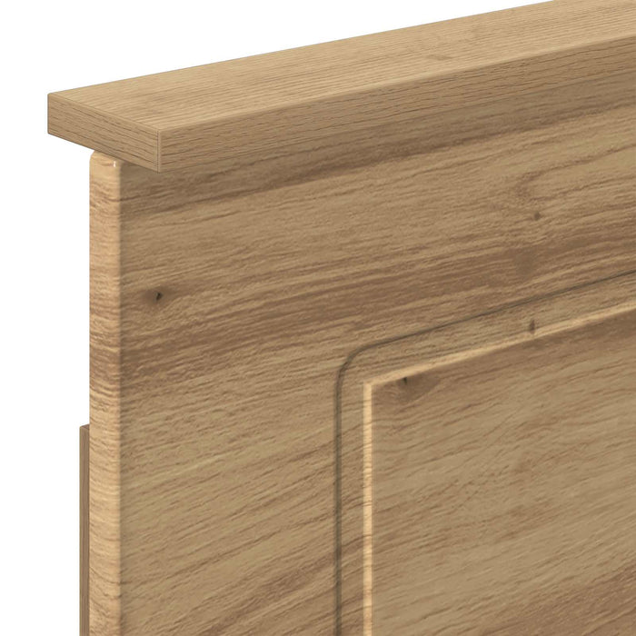 Bed Frame with Storage and Headboard Artisan Oak 180 x 200 cm - WALTI WALTI