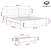 Bed Frame with Storage and Headboard Artisan Oak 180 x 200 cm - WALTI WALTI