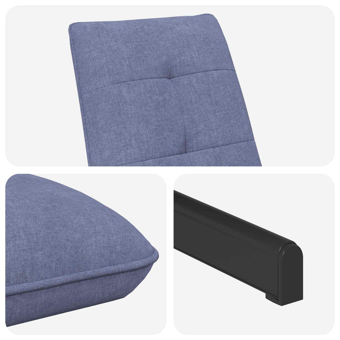 Scaun pivotant Albastru Jeans Țesătură WALTI
