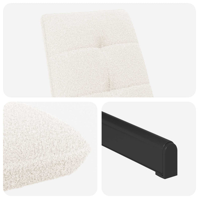 Scaun pivotant Crem Bouclé - WALTI WALTI