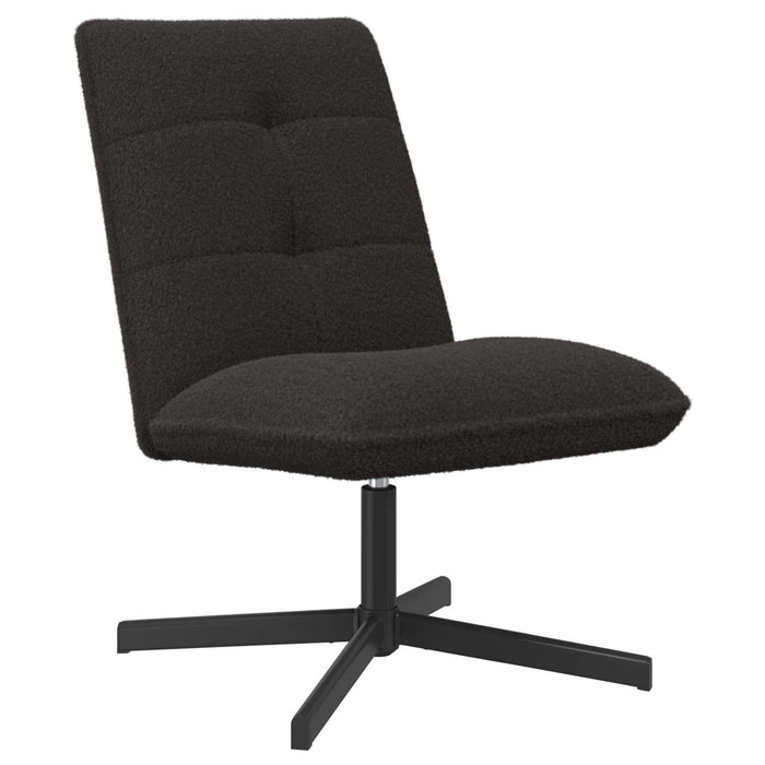 Scaun pivotant Negru Bouclé - WALTI WALTI