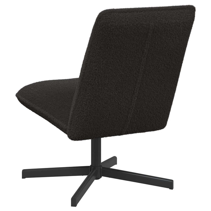 Scaun pivotant Negru Bouclé - WALTI WALTI