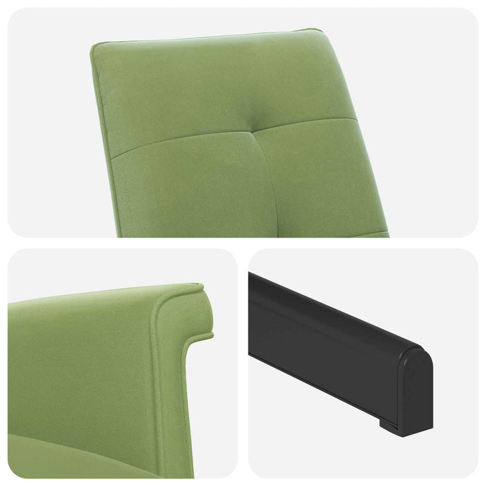 Scaun pivotant Verde deschis Catifea WALTI