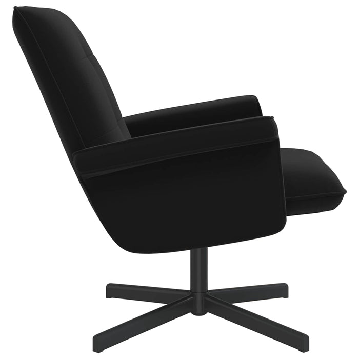 Scaun pivotant Negru Catifea WALTI
