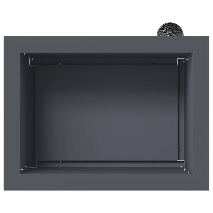 Jardinieră de grădină cu LED Antracit 30 x 40 x 30 cm Oțel WALTI