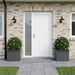 Jardinieră de grădină cu LED 2 buc. Antracit 30 x 40 x 30 cm - WALTI WALTI