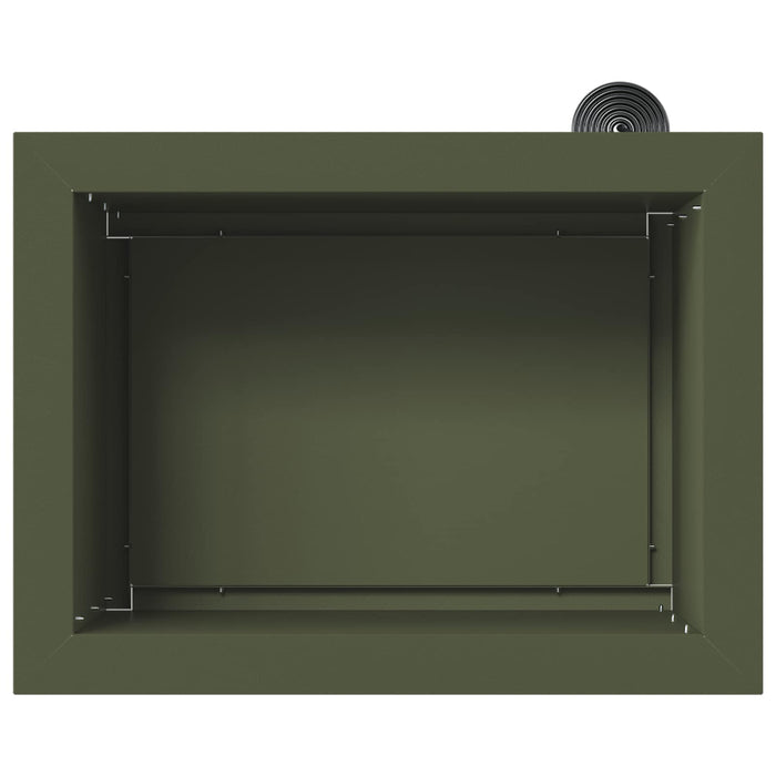 Jardinieră de grădină cu LED Verde măsliniu 30 x 40 x 30 cm WALTI